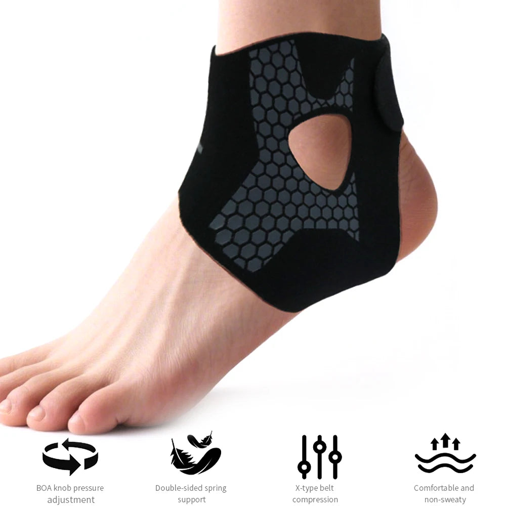 1PCS Ankle Sleeve Support Brace for Swelling Reduction, Stabilizing, Pain Relief, Sprains, Strains, Sore Joint, Arthritis